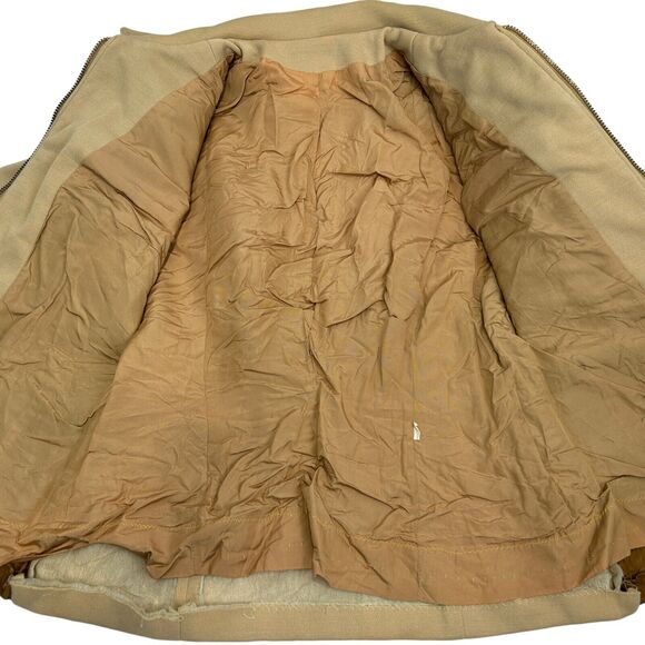 Vintage 60s Cowgirl Western Leather Blend Jacket Cowboy Brown Womens S Small - Picture 3 of 12